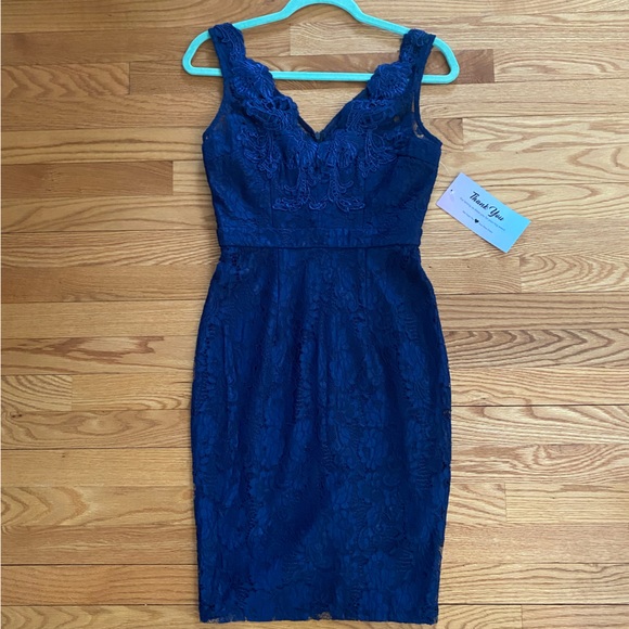 Maniju Dresses & Skirts - Navy Blue Dress NWT size S